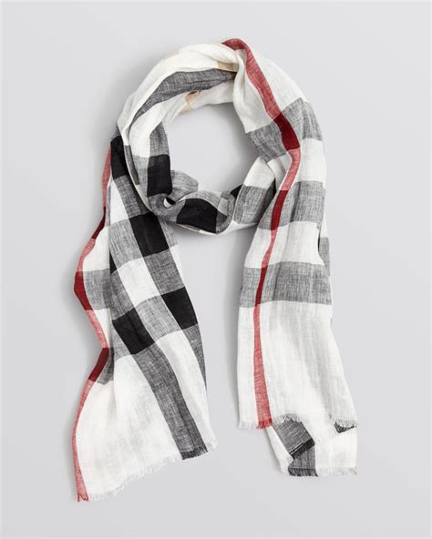 ivory check burberry scarf|burberry giant check print scarf.